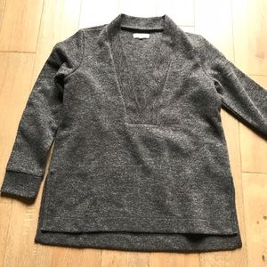 Madewell deep V sweater